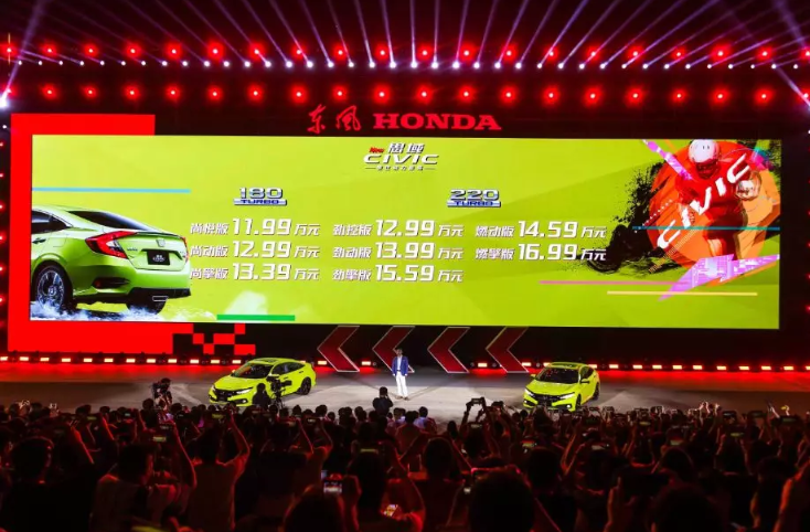品牌创享车生活 | 东风Honda隆重举行品牌之夜暨全新CIVIC思域发布会